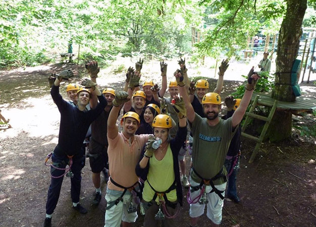 accrobranche team building – rustrel – accrobranche luberon